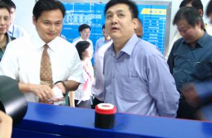 國家環(huán)?？偩诸I導及中國工程院錢易院士來我司承建的電鍍廢水膜法循環(huán)回用處理系統(tǒng)工程現(xiàn)場參觀指導